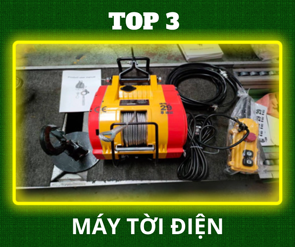 Top 3 các loại tời điện được dùng nhiều nhất hiện nay